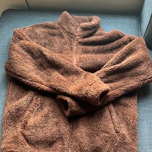 Furry sweatshirt full slip